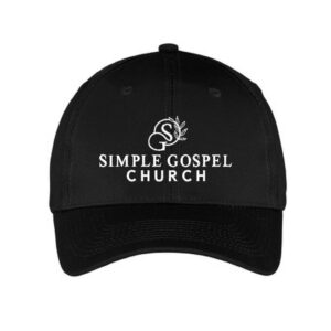 Simple Gospel Church Dad Hat in Black